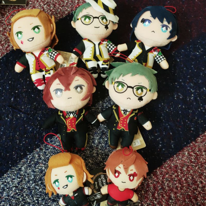 Đồ bông Twisted Wonderland chính hãng Heartslabyul Riddle Deuce Trey Ace Cater