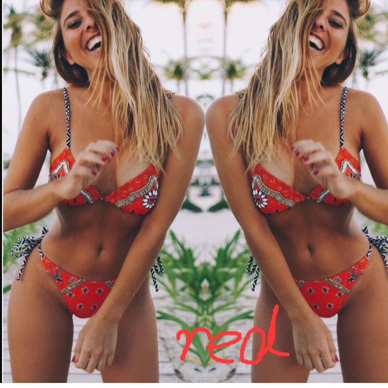 Set áo bikini có mút nâng ngực và quần tam giác gợi cảm cho nữ | BigBuy360 - bigbuy360.vn
