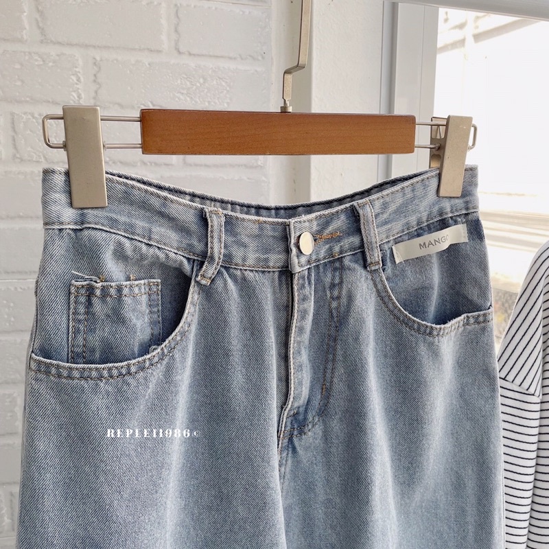 [Mã FAMARAL1 giảm 10K đơn 50K] [ ẢNH THẬT ĐỘC QUYỀN REPLEI1986 ] Quần jeans suông 133