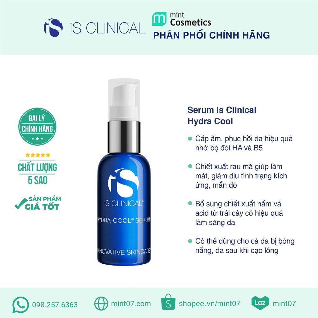 Tinh Chất Is Clinical Hydra cool 15ml