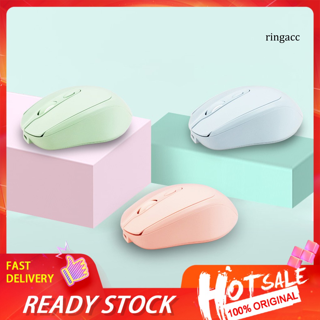 Chuột mini không dây 1600dpi 2.4ghz 4 nút không gây tiếng ồn chất lượng cao