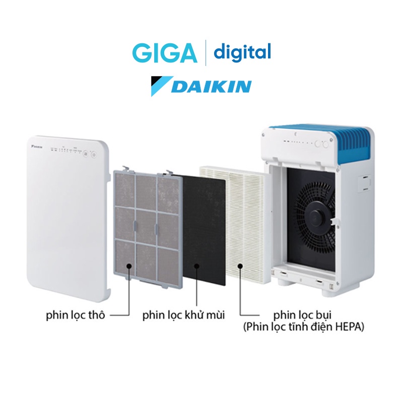 Máy lọc không khí Daikin MCQ30ZVM7-G Nhật Bản - BH 12 tháng