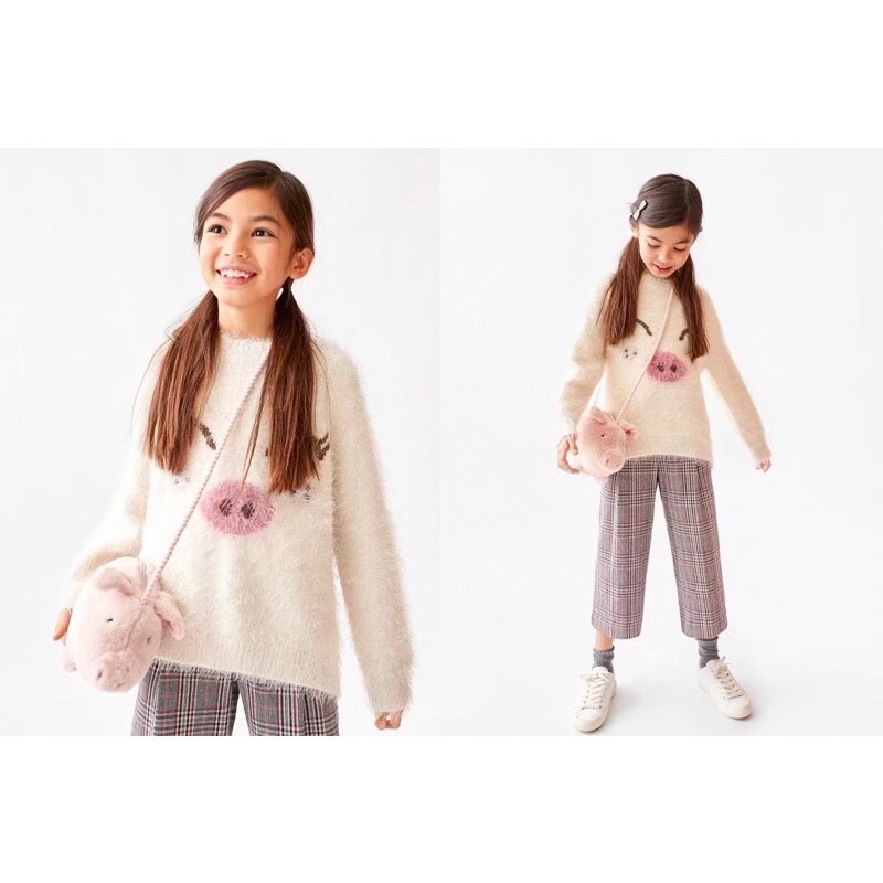 Túi lông heo hồng