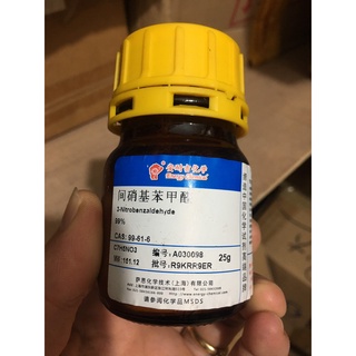 Hóa chất 3-nitrobenzaldehyde 98%; cas 99-61-6; lọ 25g