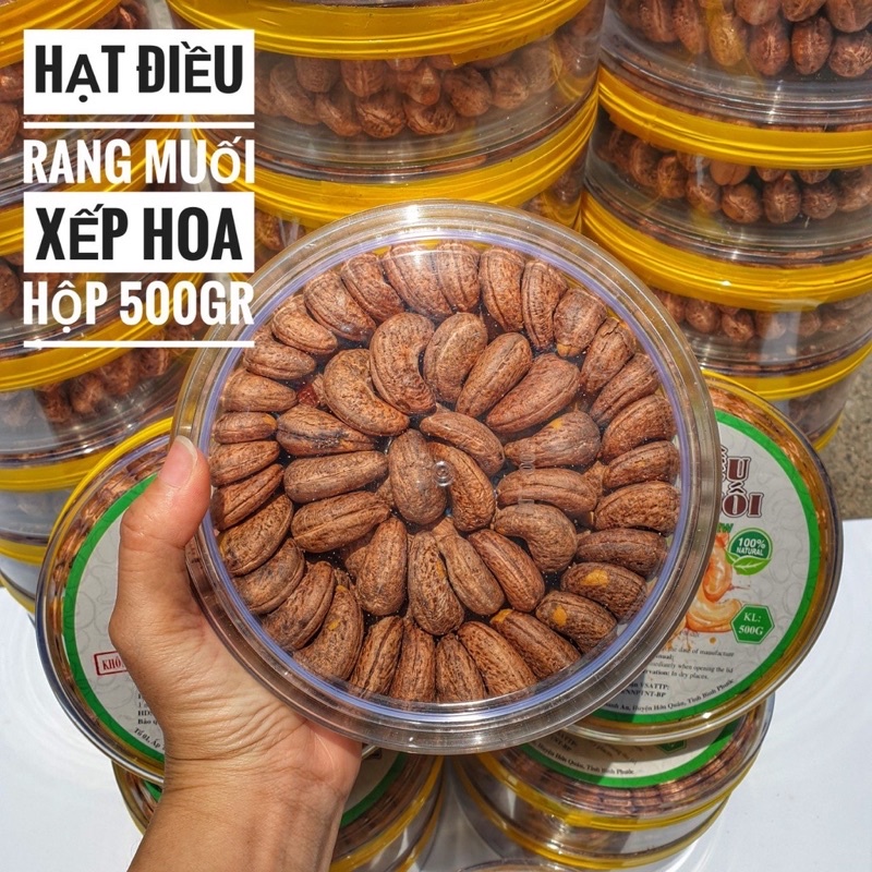 Hạt điều cồ xếp hoa - 500g - [ FREE SHIP XTRA]   -Hàng ngon nhà làm [handmade]