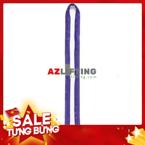 Cáp vải cẩu hàng tròn 1 tấn endless 7:1