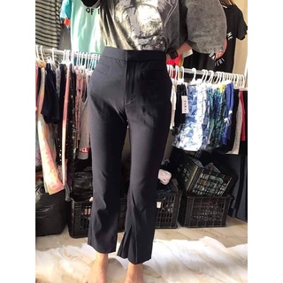 Quần mango ống loe vải umi co dãn