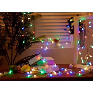 Đèn led bóng tròn nhỏ nhiều màu