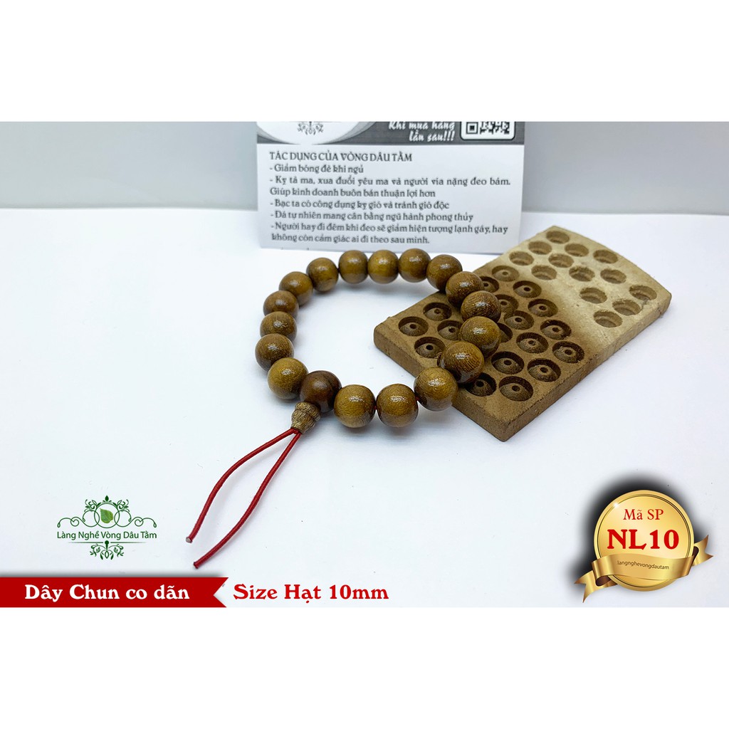 Vòng dâu tằm Người lớn mix Hồ Lô , kỵ vong theo, kỵ người vía nặng, giảm vận sui, làm ăn thuận lợi.