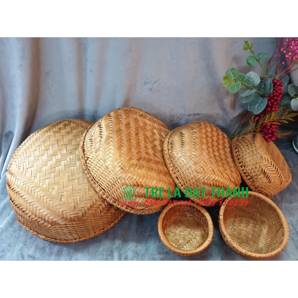 Thúng tre đủ size đủ cỡ. thúng hun khói siêu bền
