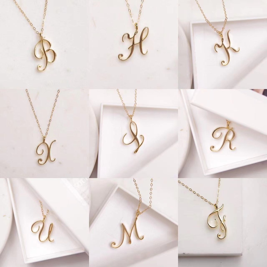 Vòng cổ Mặt 26 Chữ Cái Tiếng Anh Thời Trang Cho Nữ