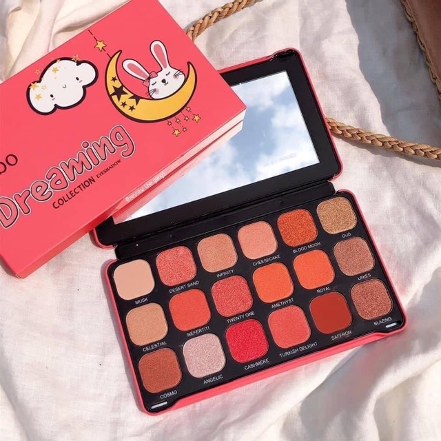 [Chính hãng] Bảng phấn mắt Odbo Dreaming 18 ô có luôn cả nhũ | BigBuy360 - bigbuy360.vn