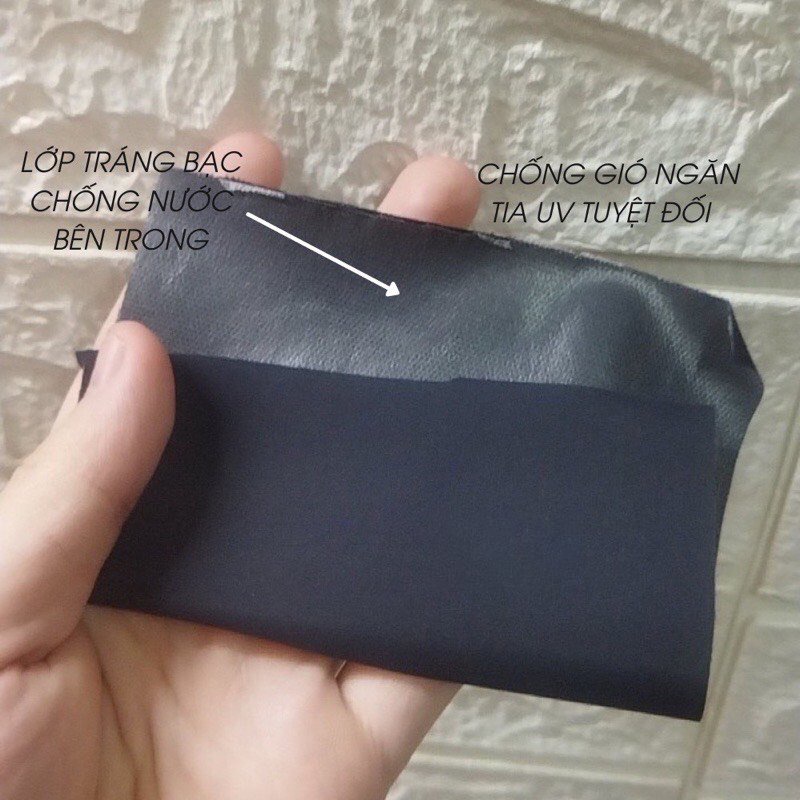 Áo Gió Nam Nữ Cao Cấp 2 Lớp, Chất Gió Tráng Bạc, Chống Nước,Chống Gió, Ngăn Tia UV Tuyệt Đối