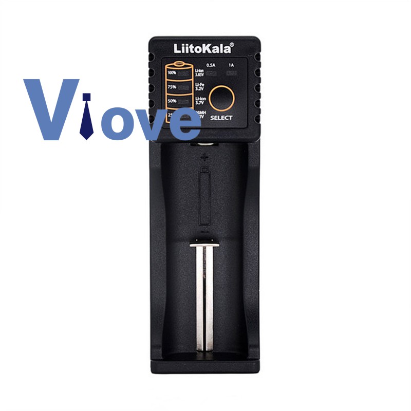 Đầu sạc pin Liitokala Lii-100B dành cho loại pin 18650 4.35V/3.2V/3.7V/1.2V