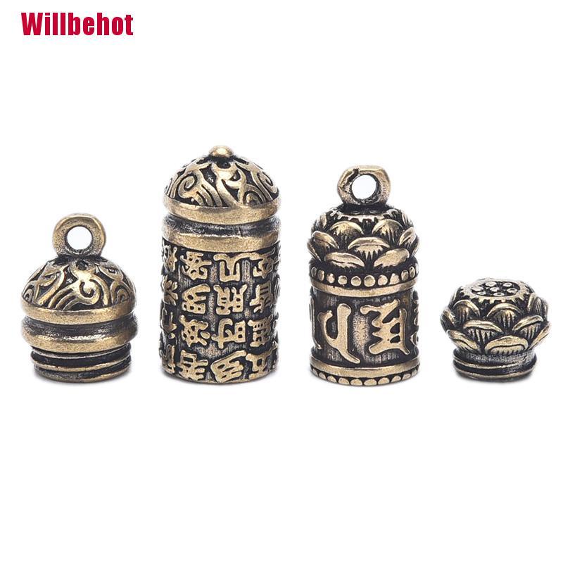 Vòng cổ Mặt Trụ Rỗng Phong Cách Phật Giáo