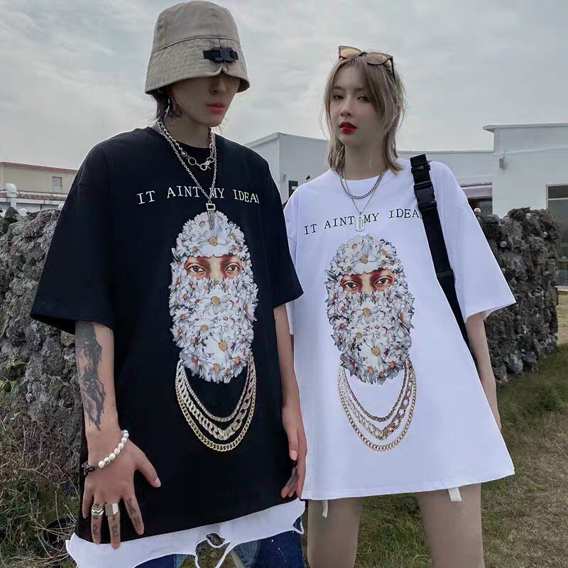 Áo thun tay lỡ Ninja Hoa phông thời trang unisex nam nữ oversize form rộng Tee Club
