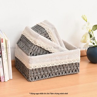 [SẴN+ORDER] GIỎ MÂY VINTAGE
