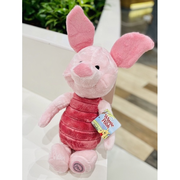 Gấu bông Disney Winnie the Pooh lợn heo Piglet lông xù nhẹ có mộc 40cm