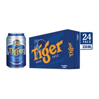 Bia Tiger 330ml (thùng 24 lon) bao bì Tết 2022