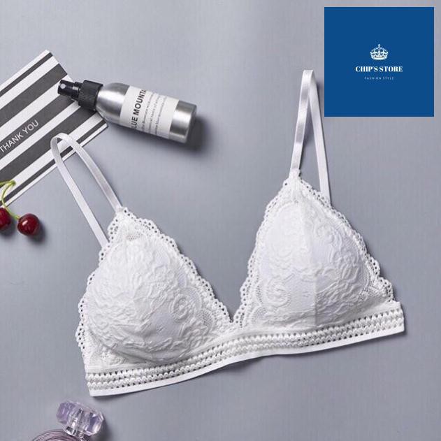 Áo Lót Bralette Ren Mềm Mút Mỏng Không Gọng Hàng Đẹp A10 | BigBuy360 - bigbuy360.vn