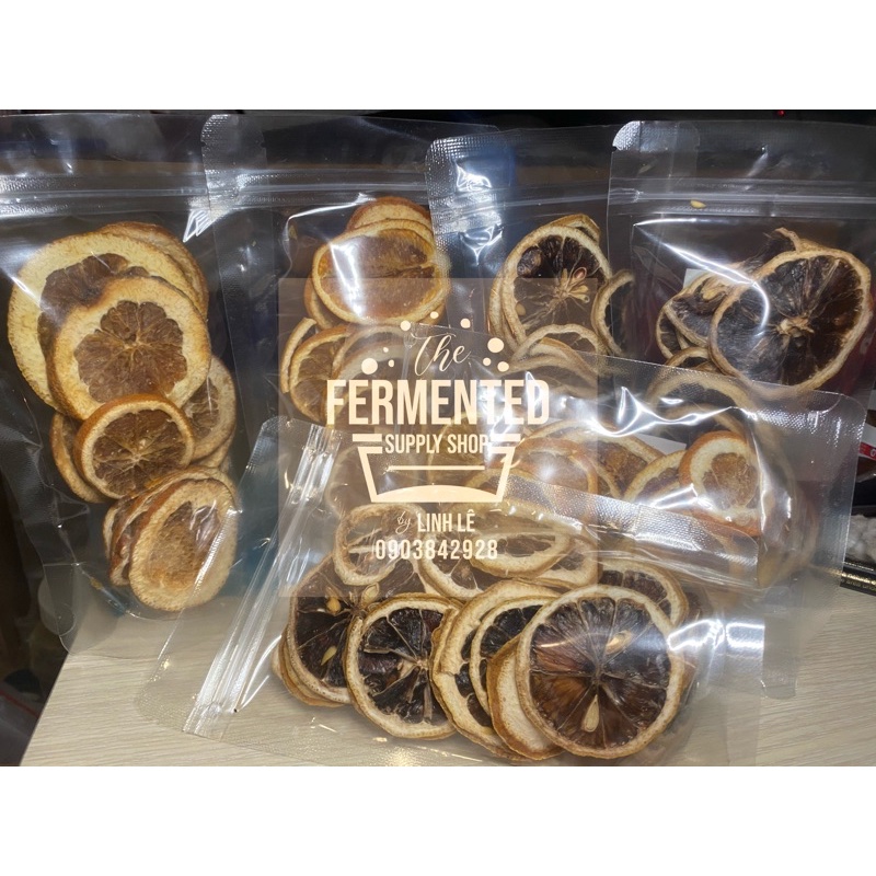 Cam vàng,chanh vàng sấy khô- dried food bổ sung cho water kefir F1,F2 kombucha