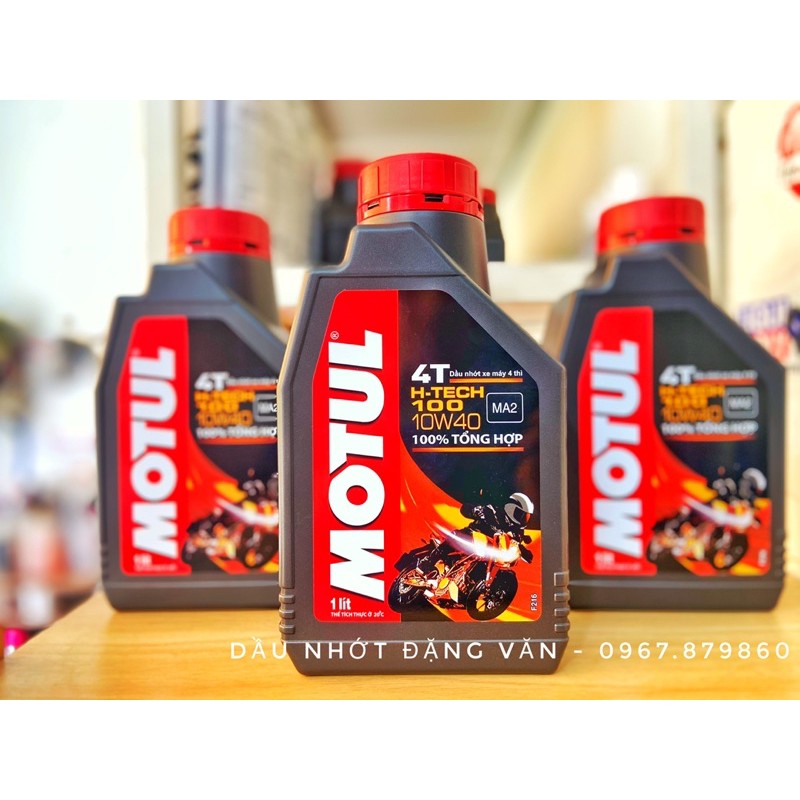 Dầu Nhớt Motul HTech 100 10W40 100% Tổng Hợp hàng chính hãng Motul Việt Nam