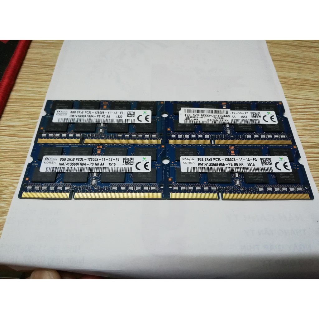 {Bảo hành 12 tháng 1 đổi 1} - Ram laptop 8GB PC3L buss 1600, Ram laptop 8GB DDR3L bus 1600 | BigBuy360 - bigbuy360.vn