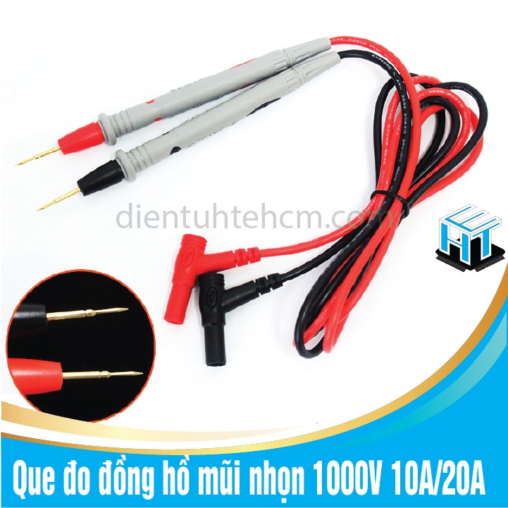 Que đo đồng hồ mũi nhọn 1000V loại 20A, loại 10A