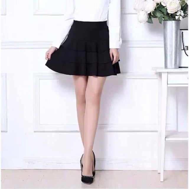 Chân váy xoè 3 tầng ngắn Uzzang | BigBuy360 - bigbuy360.vn