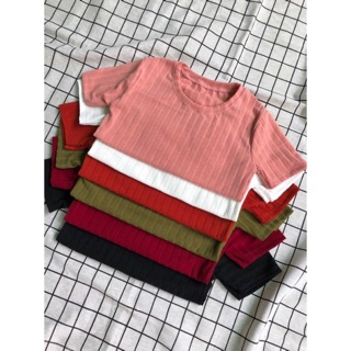 Sale Áo len gÂn tay ngẮn croptop chất lượng
