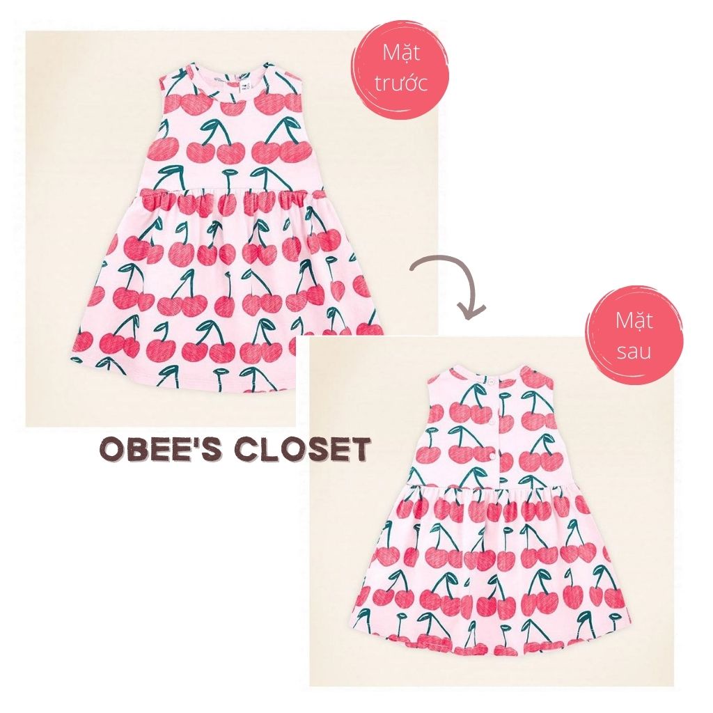 Váy bé gái Obee's Closet Đầm Hàn Quốc cho bé gái 1 - 8 tuổi