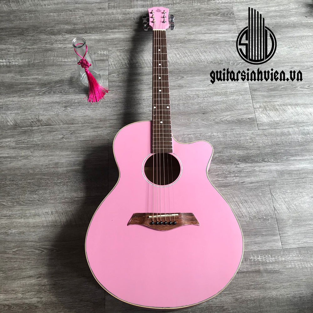 Đàn guitar acoustic có ty chỉnh SV750A - Aciton thấp dễ tập