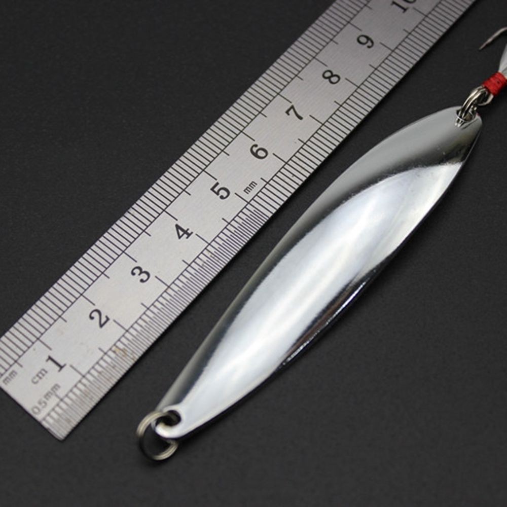 Bộ 2 Mồi Câu Hình Cá Có Lưỡi Câu Kim Loại