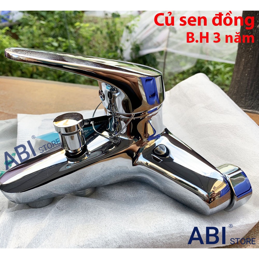 SEN TẮM NÓNG LẠNH MCK ỐC VÀNG VÀ CỦ SEN ĐỒNG SB15 VIỆT NAM