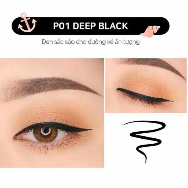 Kẻ Mắt Nước Chống Trôi Black Rouge All Day Power Proof Pen Liner