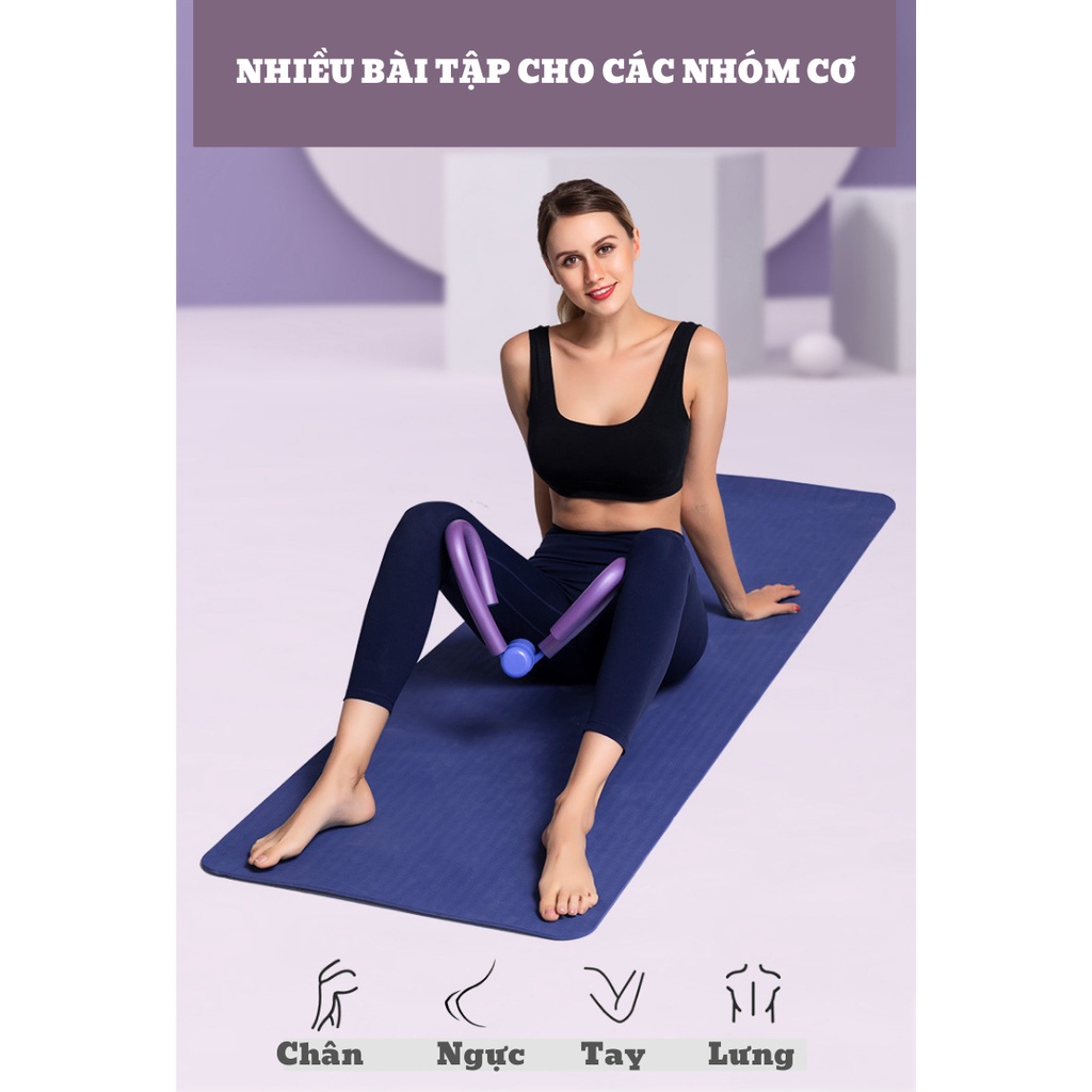 Dụng cụ tập Kegel cơ sàn chậu, đùi trong, tay, lưng xô SHOP THỂ THAO KHỎE dày 29mm & 25mm