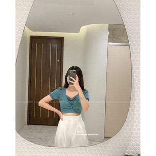 ÁO RÚM CỔ V SIÊU XINH