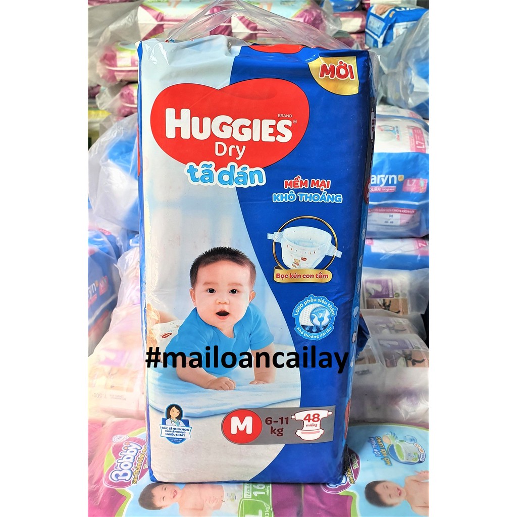 Tã dán Huggies S56/M48/L42/XL38/XXL34