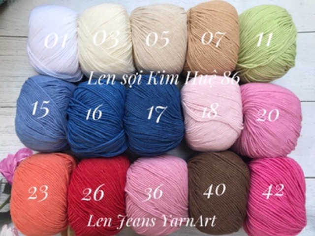 Len Jeans YarnArt ( từ màu 69-80)