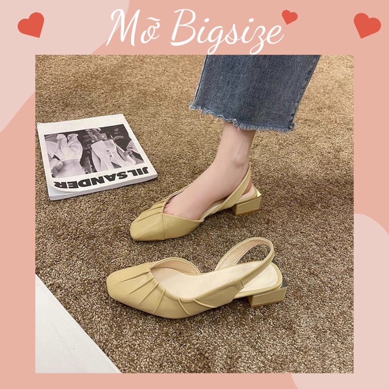 [ ODER ] Giày Búp Bê Màu Trơn Thời Trang BIGSIZE (35-43)