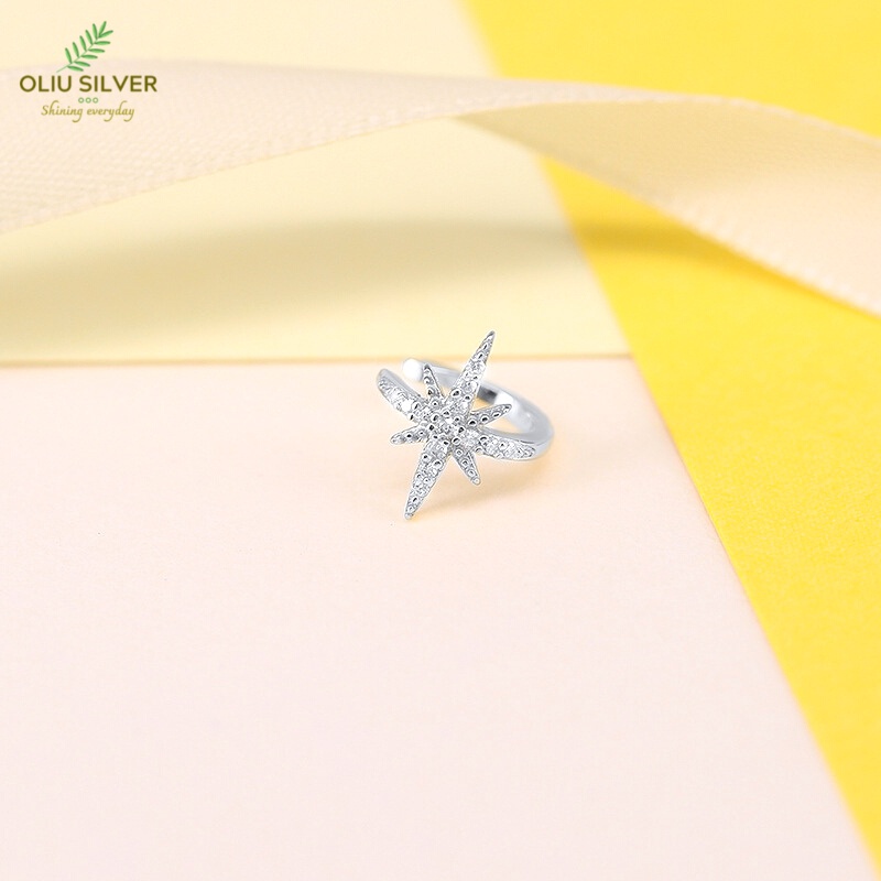 Bông Tai Bạc S925 Ear Cuff Kẹp Vành Simply Star Trẻ Trung Cá Tính | Khuyên Tai Nữ Trang Sức Bạc Thời Trang