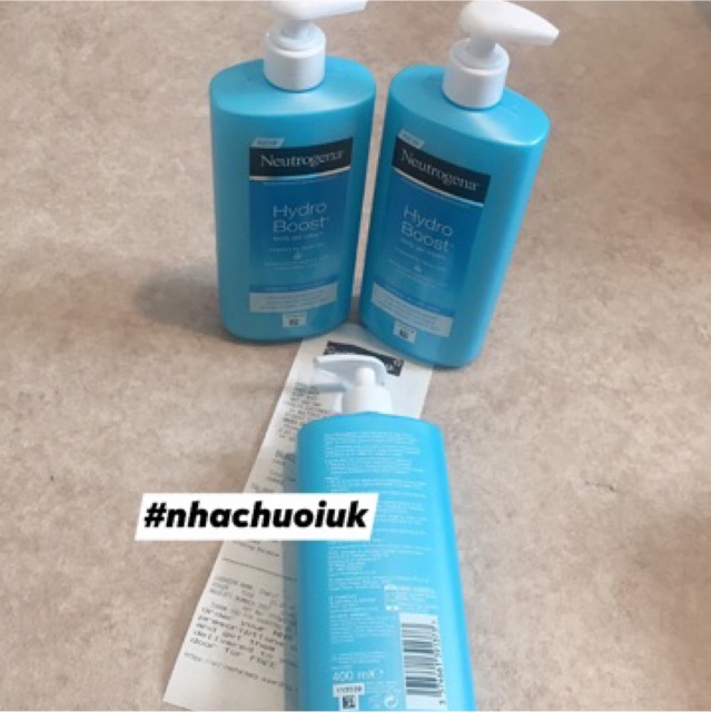 (Bill Anh date 2022) Kem dưỡng thể Neutrogena Hydro Boost Body Gel Cream cũng cấp độ ẩm chống khô da nứt nẻ 400ml | BigBuy360 - bigbuy360.vn