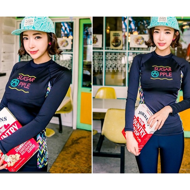 (Có sẵn) Đồ bơi Bikini dài tay quần dài phối sườn phong cách Hàn quốc | BigBuy360 - bigbuy360.vn