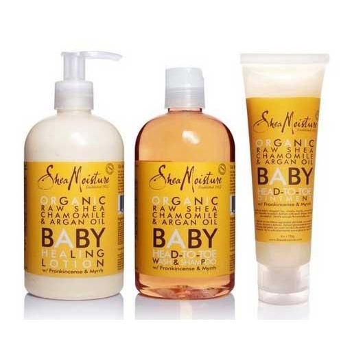 SHEA MOISTURE BABY CHAMOMILE & ARGAN OIL | BỘ TẮM GỘI VÀ LOTION CHĂM SÓC DA CHO BÉ TỪ SƠ SINH VÀ NGƯỜI LỚN