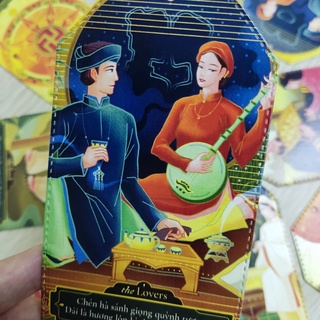 Bookmark Đánh dấu trang Tarot Kiều quà tặng xinh xắn nhỏ gọn ý nghĩa ngẫu nhiên 2 câu thơ Truyện Kiều 1.5k/tấm