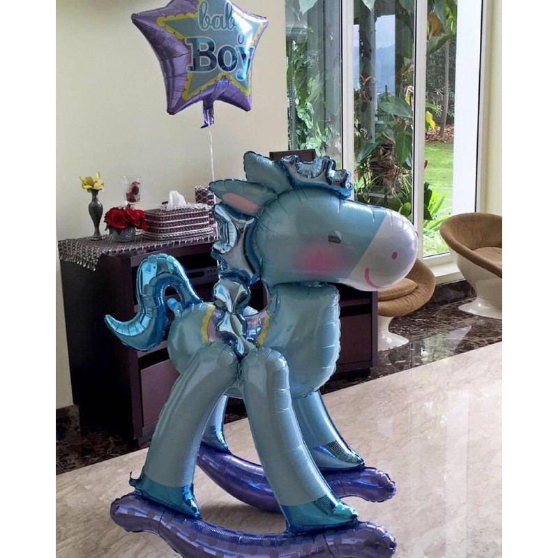 bóng ngựa xanh khổng lồ its a boy hàng xuất khẩu mỹ 140cm