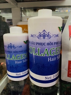 Tinh dầu phục hồi Phủ lụa Collagen 500ml - 1000ml