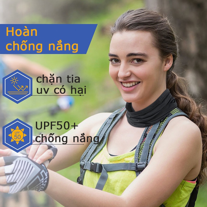 Khăn bịt mặt chống nắng đa năng thoáng khí bảo vệ cho đi xe máy và xe đạp sử dụng 4 mùa