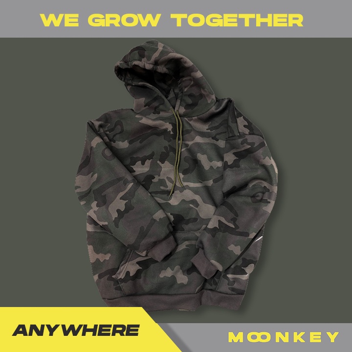 Áo Hoodie Camo Phong Cách Streetwear