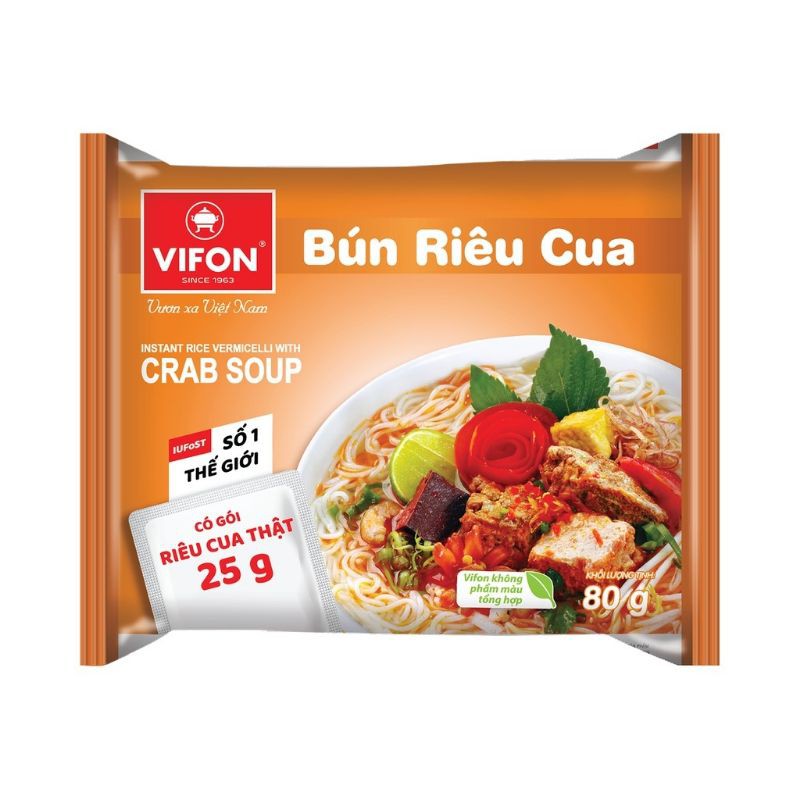 Thùng 30 gói bún riêu cua Vifon